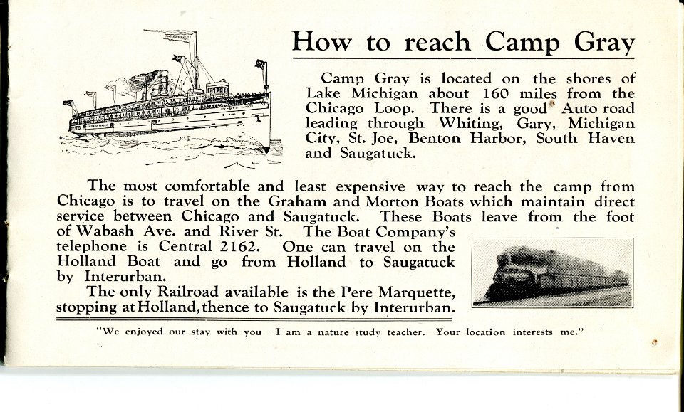 Camp Gray Brochure 1923 -9